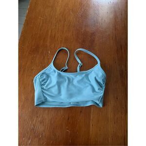 Xhileration light blue women's bikini top XS
